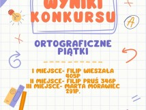 Ortograficzne piątki - wyniki