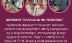 Podsumowanie akcji charytatywnej Samorządu Uczniowskiego "Babeczka dla pieseczka" w ramach Heaven…