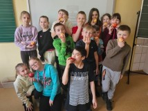 Klasy 1-3 świętowały Światowy Dzień Zdrowia.