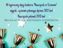 Majowa rywalizacja podsumowana!