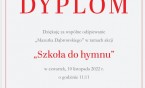 Szkoła do hymnu