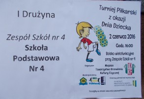 II Turniej Piłkarski z okazji Dnia Dziecka