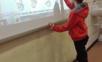 Tablica Interaktywna na języku angielskim w klasie pierwszej