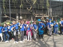 Uczniowie klasy IIIa w ZOO