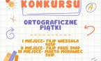Ortograficzne piątki - wyniki