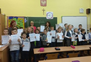 SP3 - Laureaci konkursu „Łamigłówki mądrej główki”