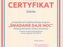 Śniadanie daje moc