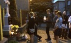 Poświęcenie odnowionego krzyża