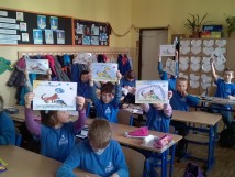 Klasa III b uczy się pod okiem Strażnika Miejskiego