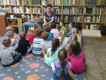 Dzieciaki z 18stki w Bibliotece Publicznej