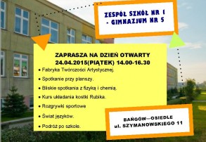 GIMNAZJUM NR 5 ZAPRASZA :)