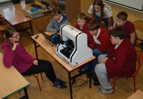 Pierwsze spotkanie z drukarką 3D w SP 13